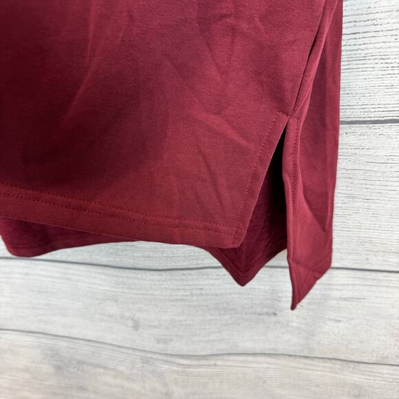 Impressions Plus Size Maroon "Classy Until Kickoff" Sequin Football Top Size 2X - Picture 5 of 9